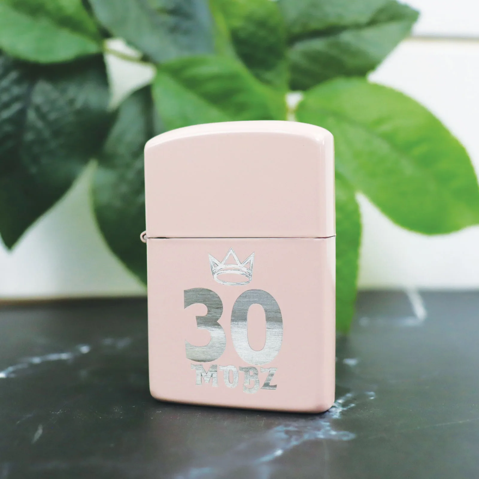 Pink Engraved Birthday Lighter 2