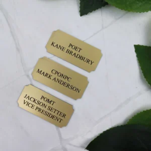 Trophy Plaque for Indoor Use