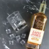 Retirement round scotch glass