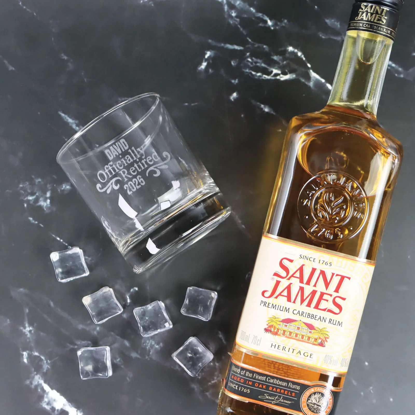 Retired Scotch Glass