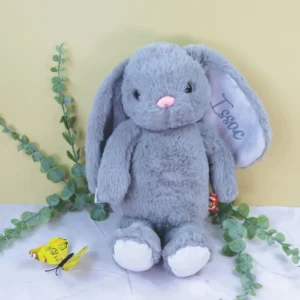 Personalised Bunny Cubbie With Embroidered Ear