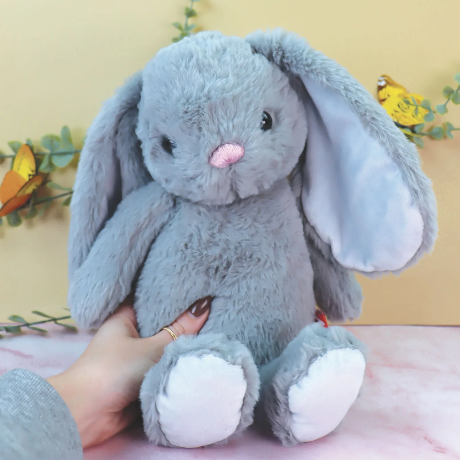 Personalised Bunny Cubbie With Embroidered Ear