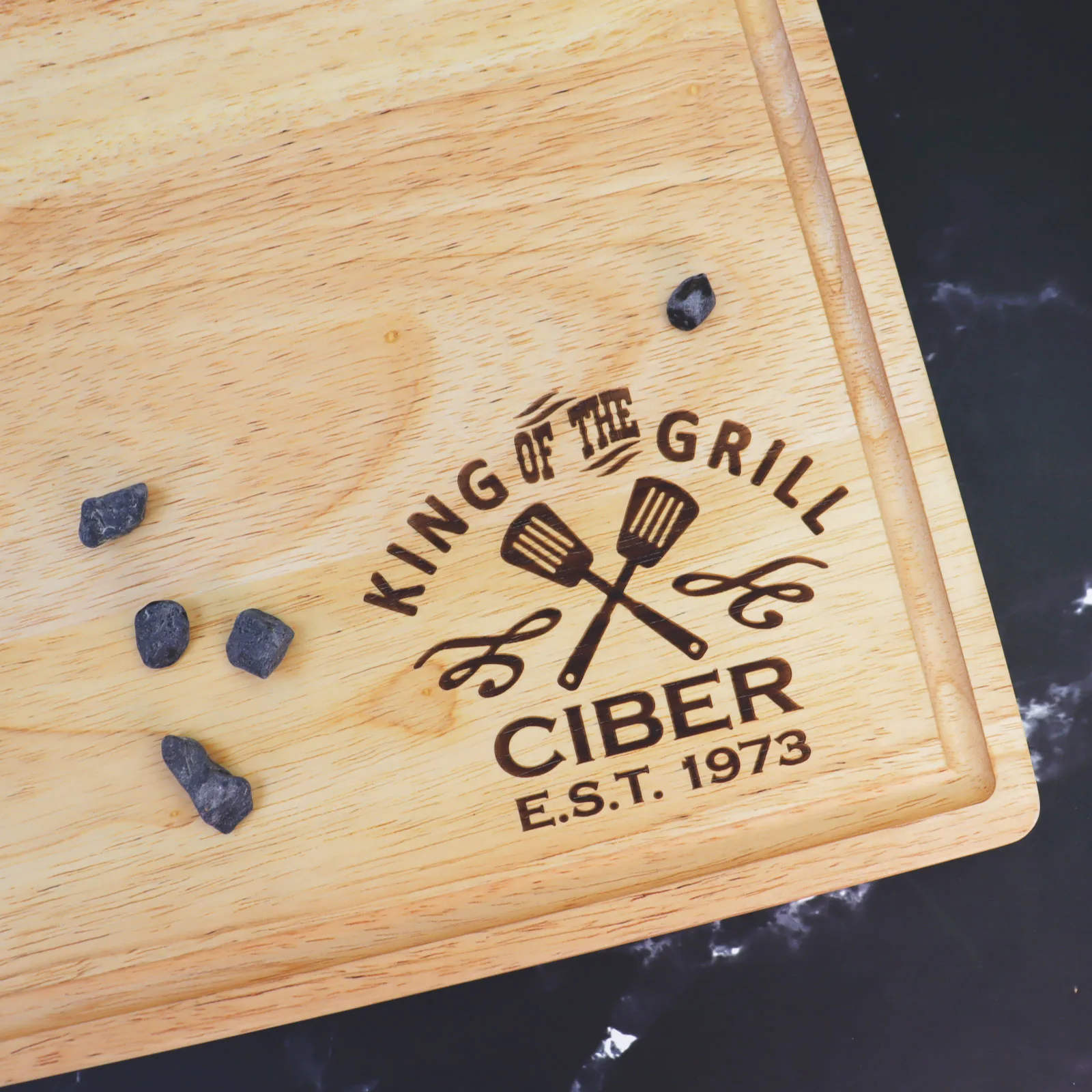 King of the Grill Personalised Chopping Board