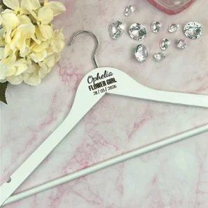 Wedding Coat Hanger with Personalisation