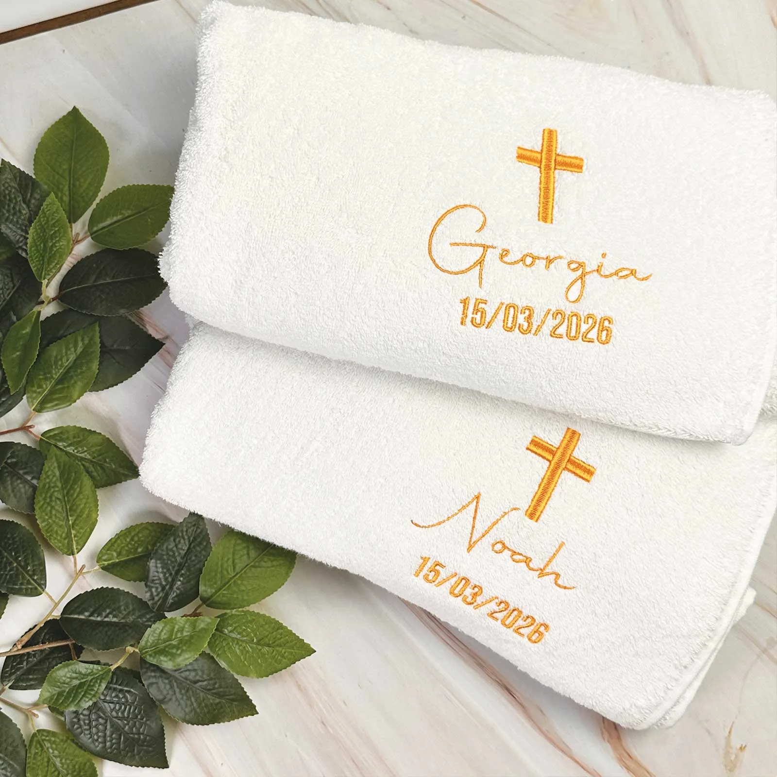 Personalised Christening Towel