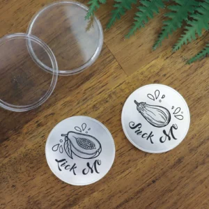 Personalised cheeky adult coin