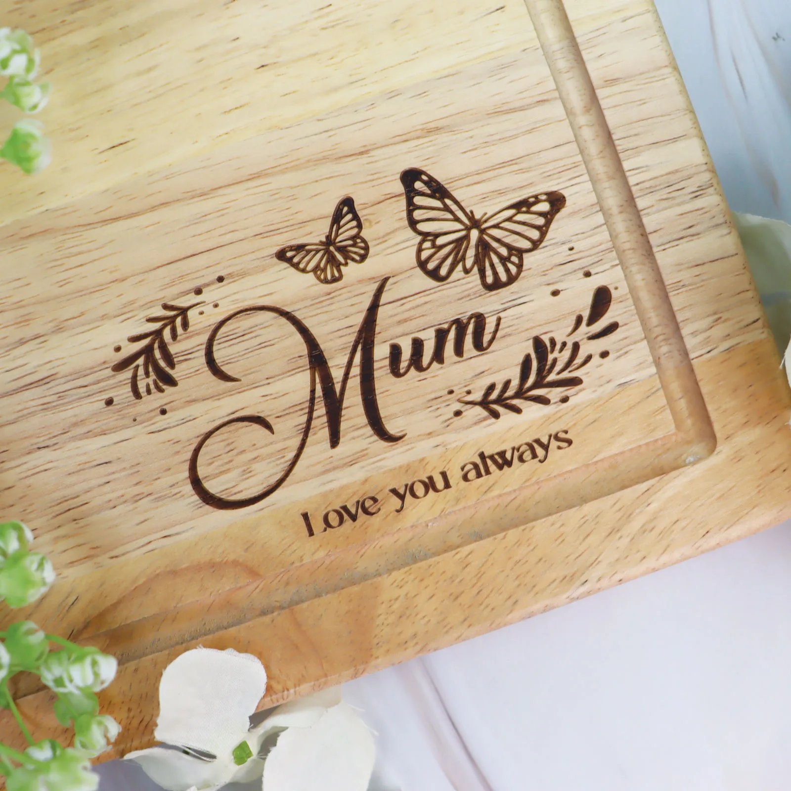 Mum Butterfly Chopping Board