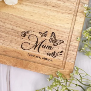 Mum Butterfly Chopping Board