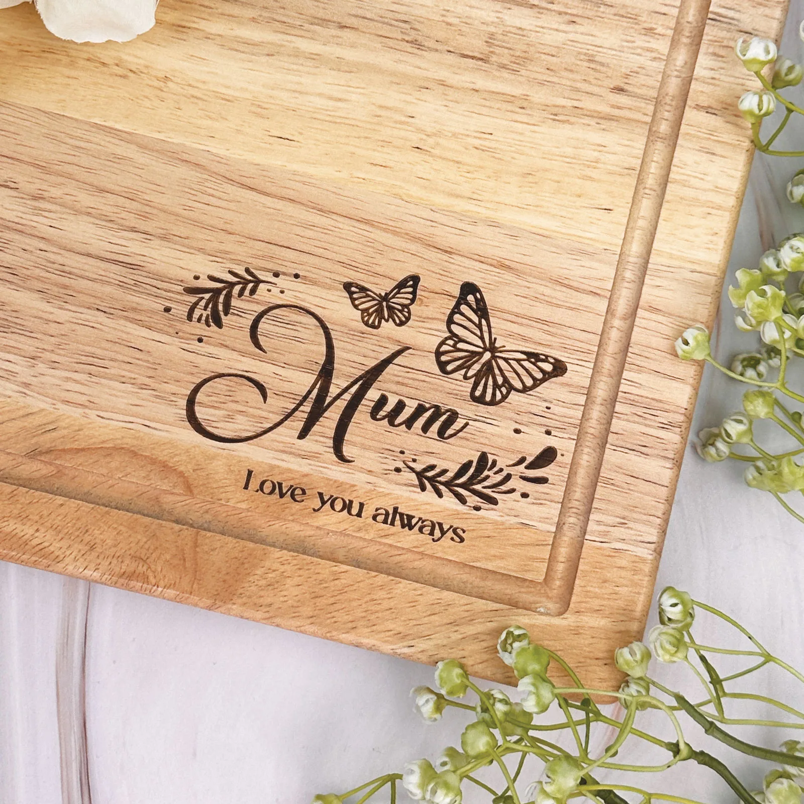 Mum Butterfly Chopping Board