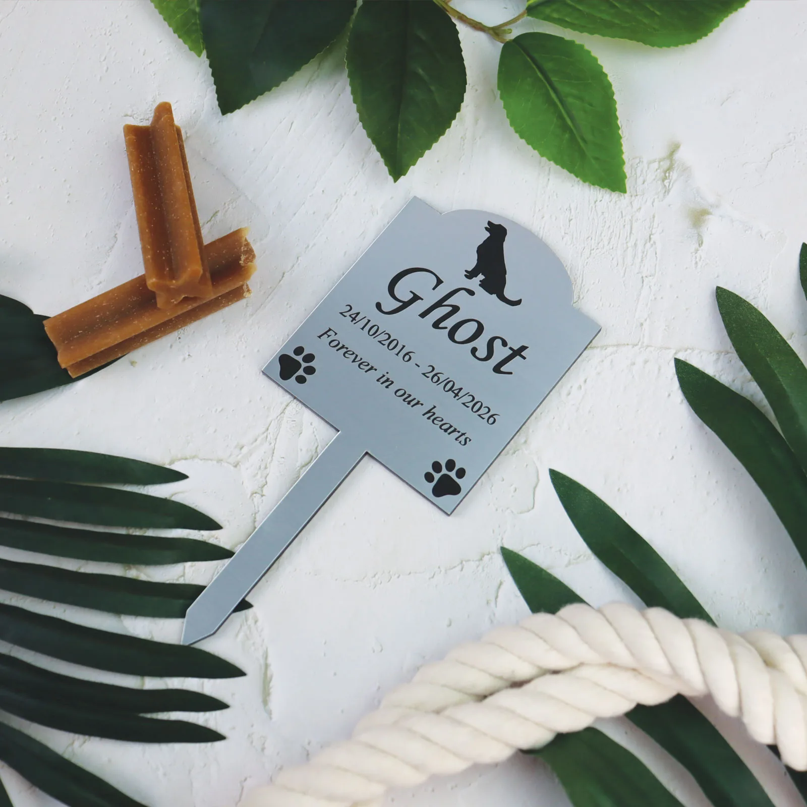 Engraved Outdoor Pet Memorial Spike