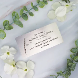 Stainless Steel Engraved Memorial Plaque