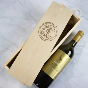 Corporate wine box engraved