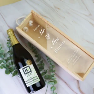 Engagement wine box