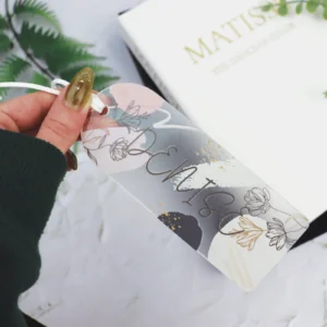 Acrylic Floral Highlights Bookmark