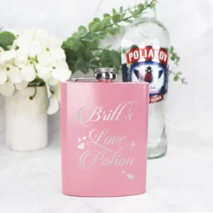 Light pink love potion flask
