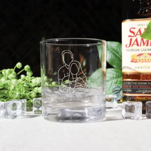 Outline scotch glass