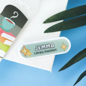 Retro Name Badge