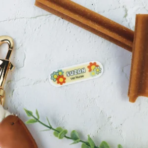Retro name badge