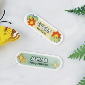 Retro Name Badge