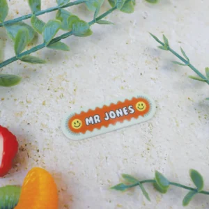 Retro Name Badge