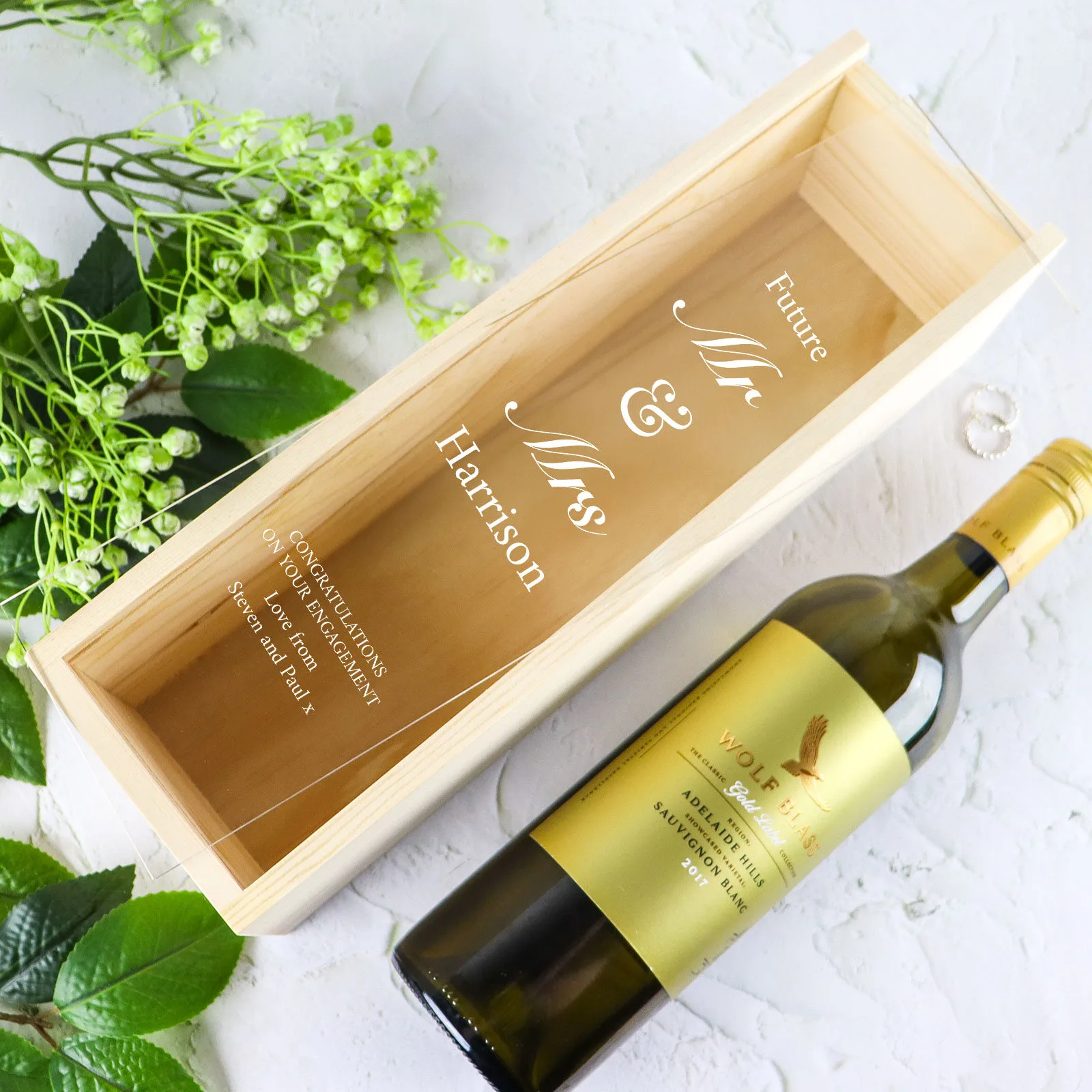 Engagement Wine Box