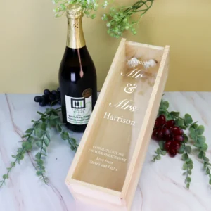 Engagement wine box