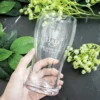 Father's day schooner glass