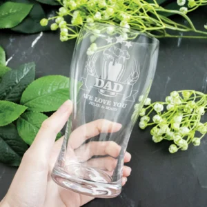 Father's Day Schooner Glass