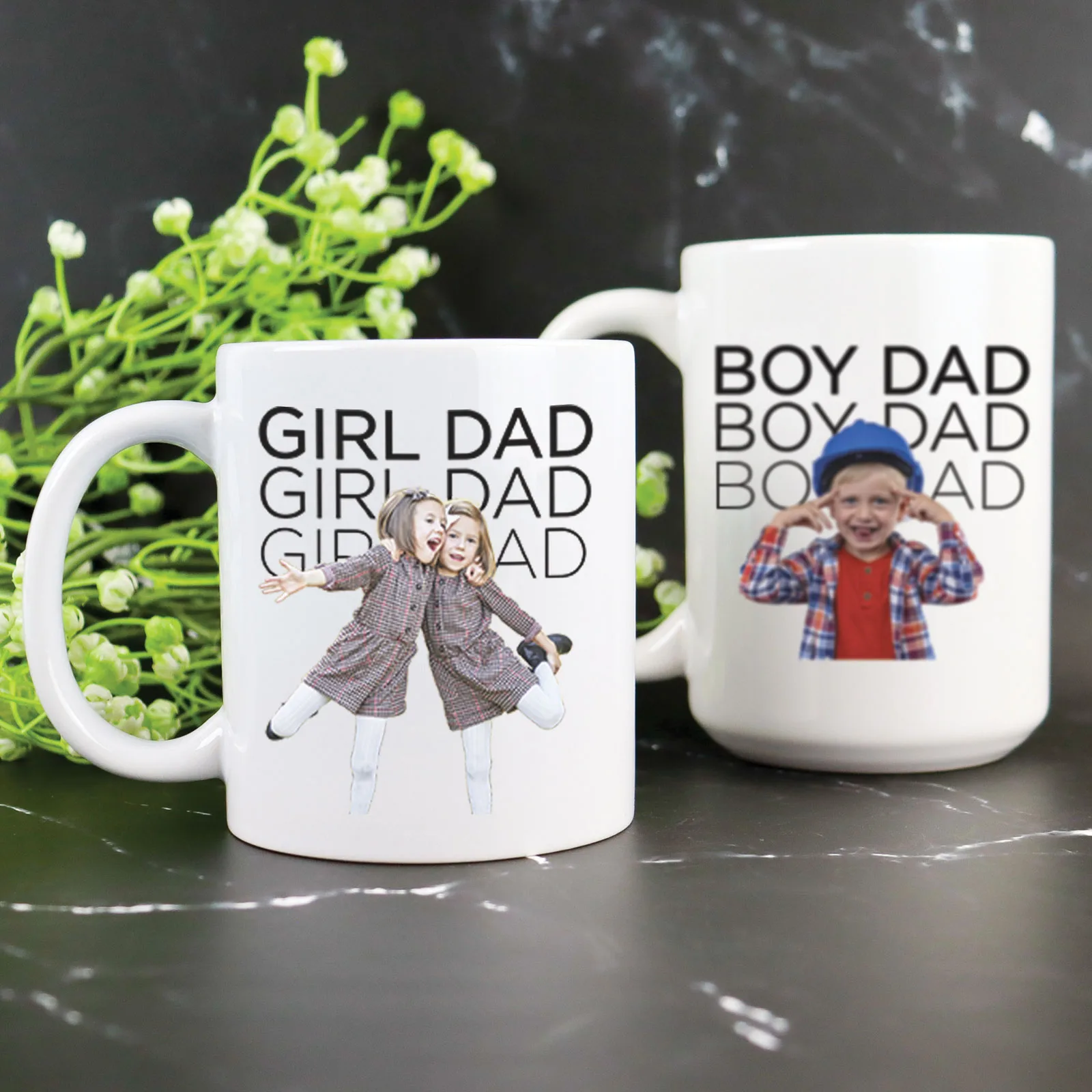 Girl Dad Boy Dad Mug
