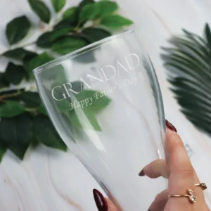 Grandad Father's Day Lager Glass