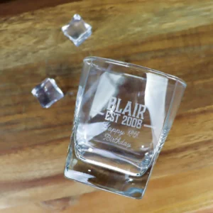 Birthday Scotch Glass