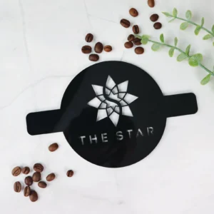 Laser Cut Coffee or Cocktail Stencil