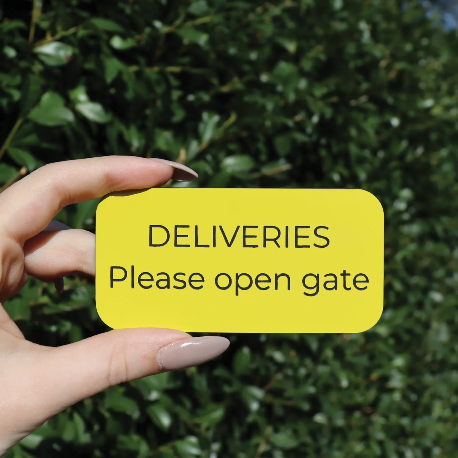 Engraved Plaque for Outdoor Use