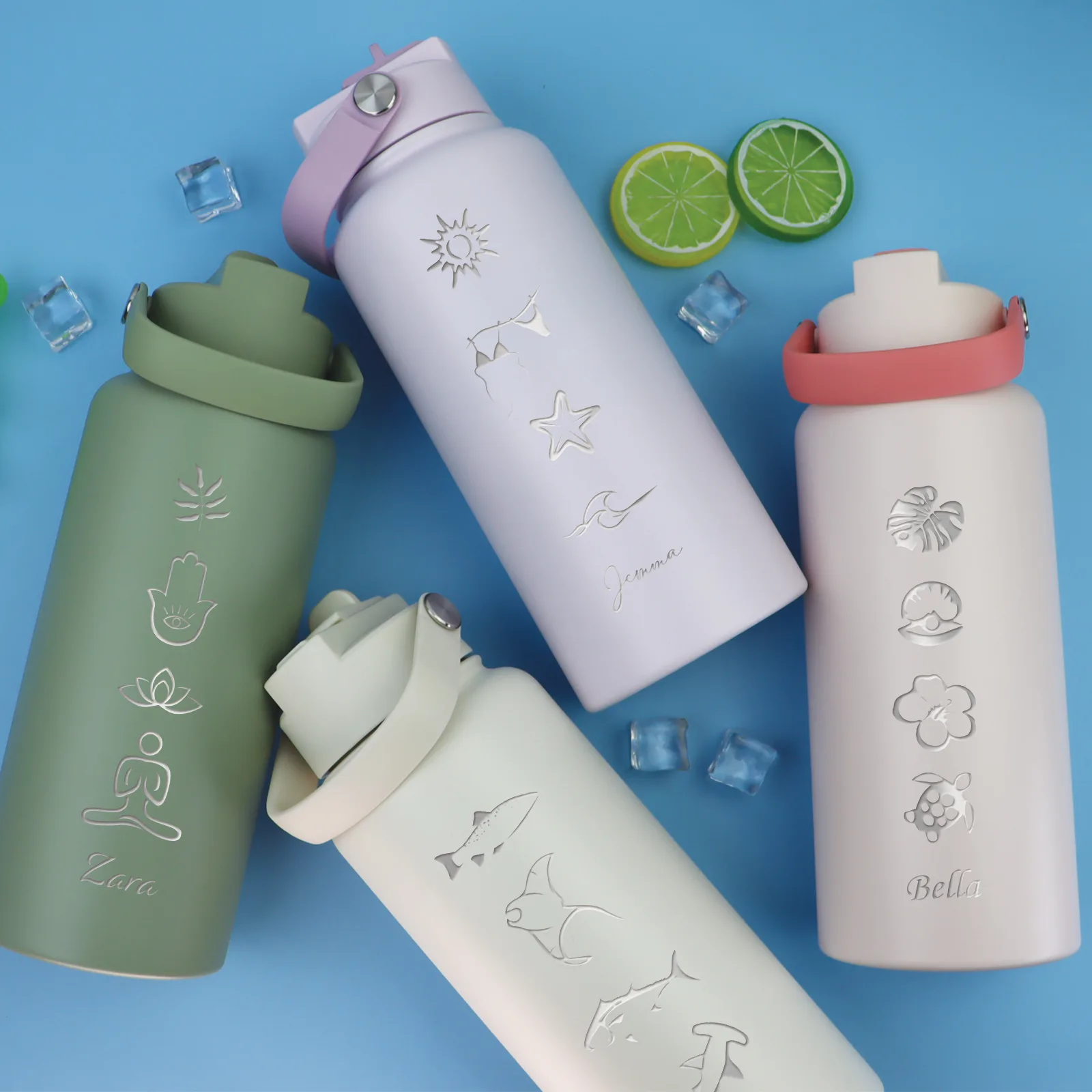 Beachy Vibes Drink Bottle