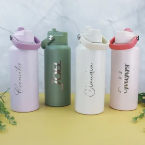 Pastel Strapped Drink Bottle