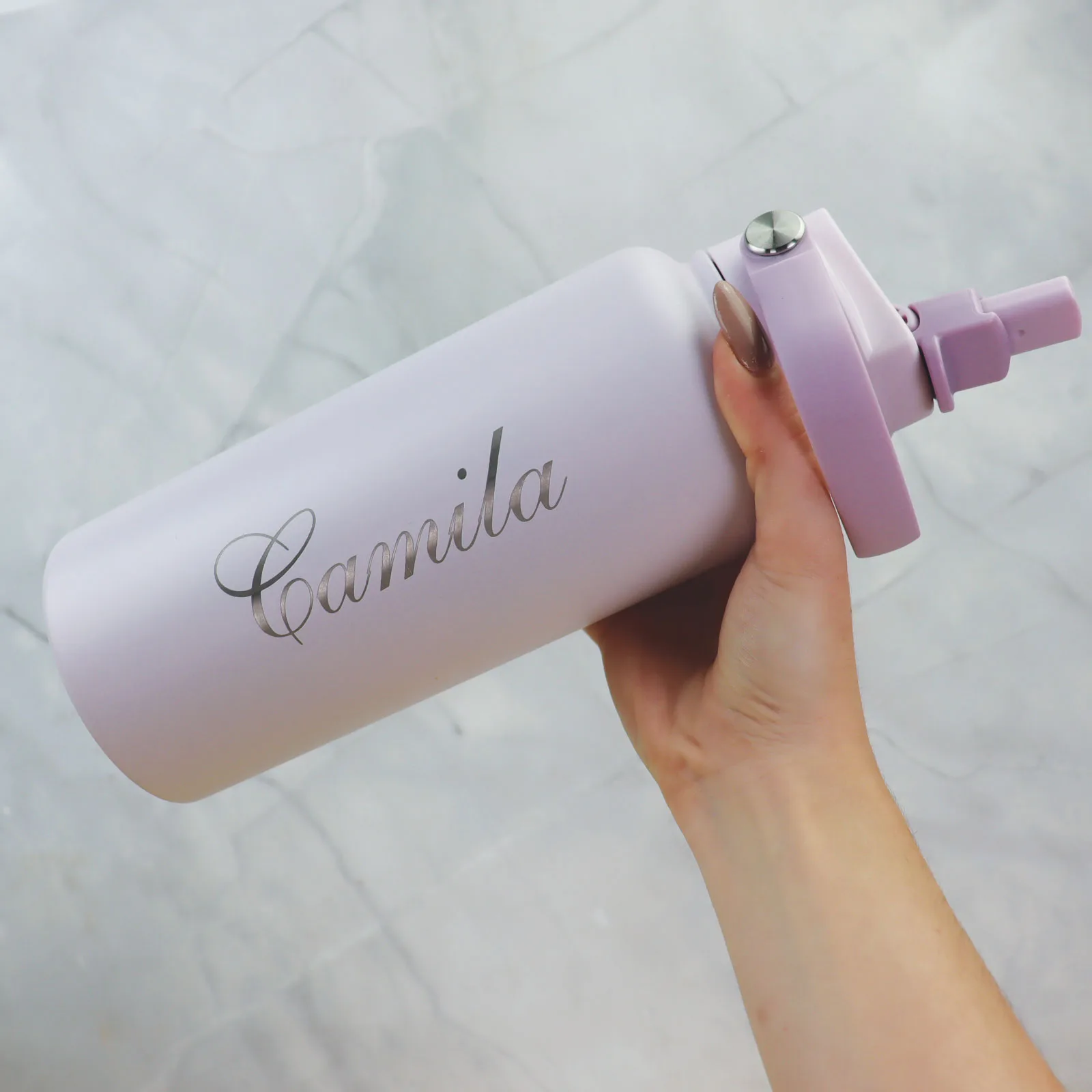 Pastel Strapped Drink Bottle