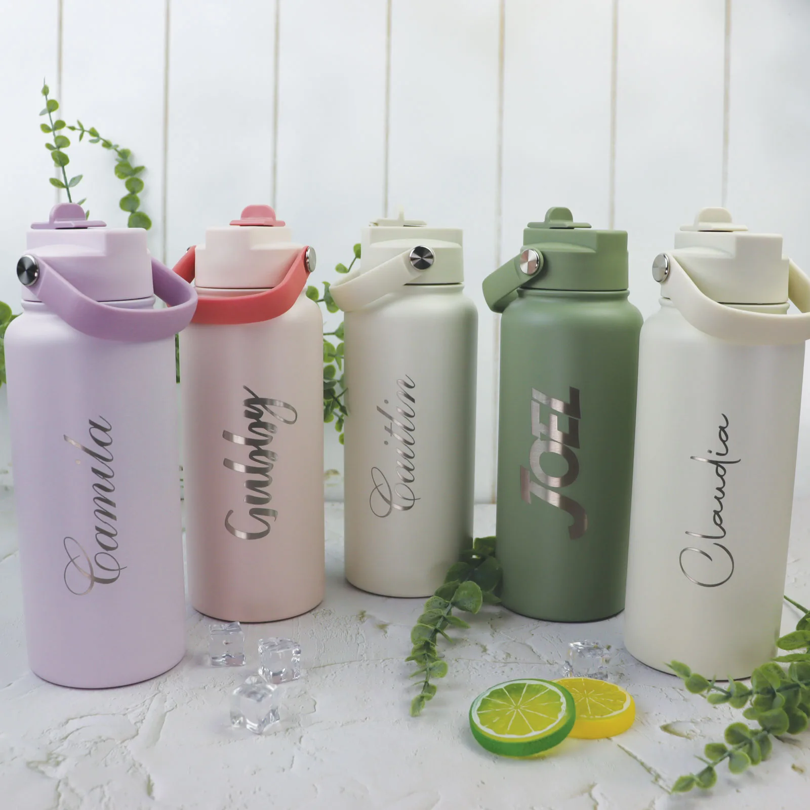 Pastel Strapped Drink Bottle