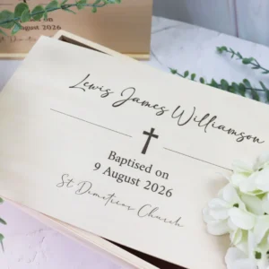 Keepsake Box Baptism