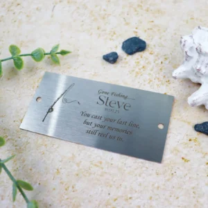 Stainless Steel Engraved Memorial Plaque