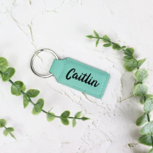 Vet Nurse Personalised Vegan Leather Keychain