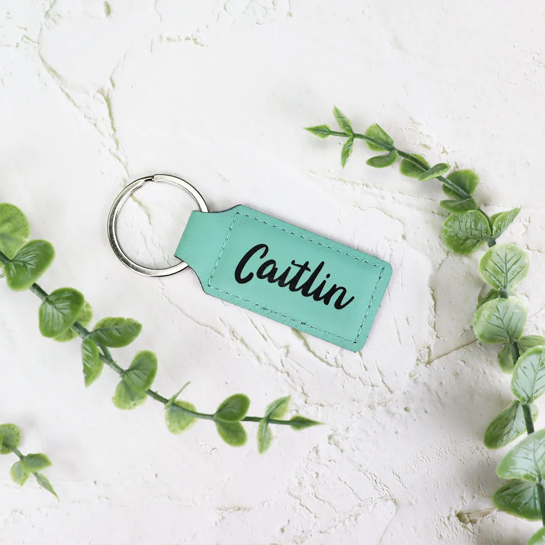Vet Nurse Personalised Vegan Leather Keychain