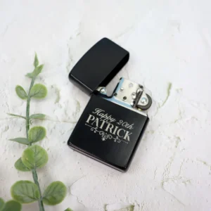 Birthday Engraved Stainless Steel Lighter