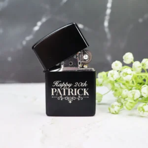 Birthday Engraved Stainless Steel Lighter