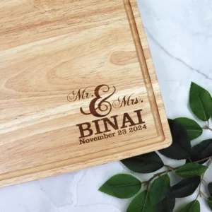 Couples Personalised Chopping Board