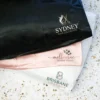 Satin pillowcase with printed corporate logo