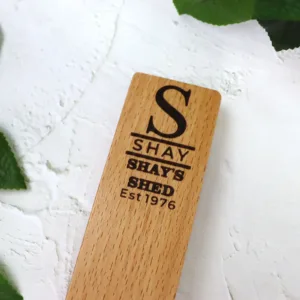 Engraved Oak Beer Tap Handle