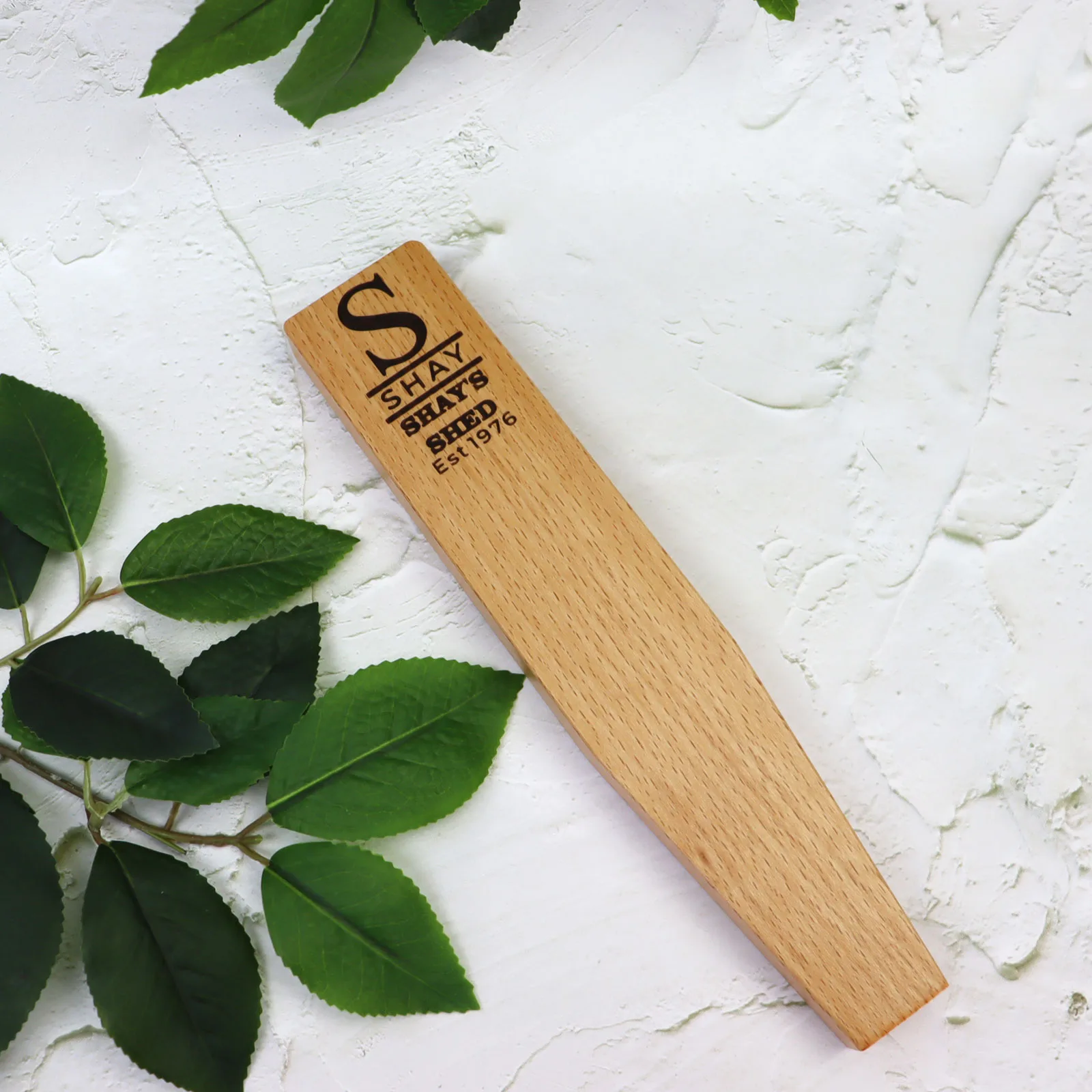 Engraved Oak Beer Tap Handle