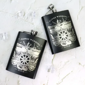 Corporate 8oz Flask with Logo