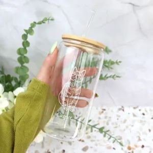Glass coffee tumbler