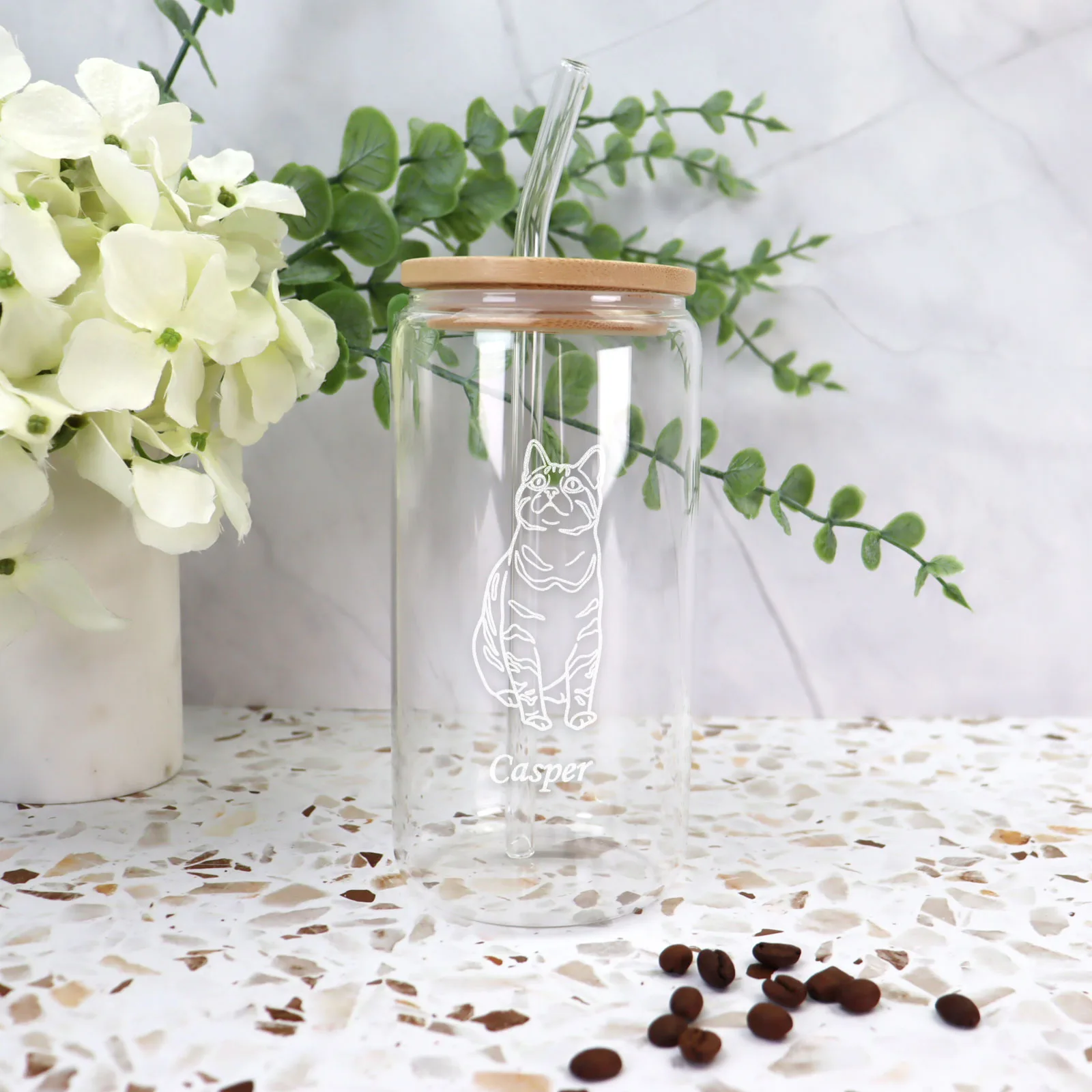 Glass Coffee Tumbler